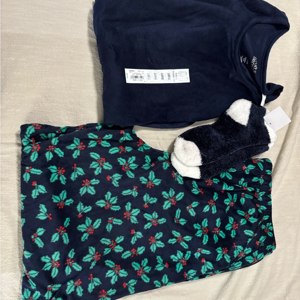 Croft & Barrow Navy Sleepwear Top